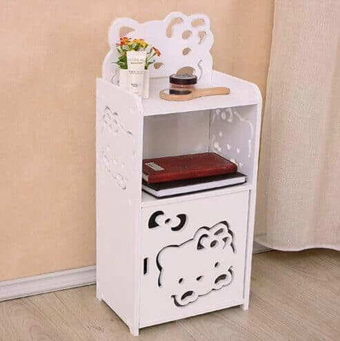 Perfect Dealz Assemble Wooden Side Table Small Cabinet For Kids