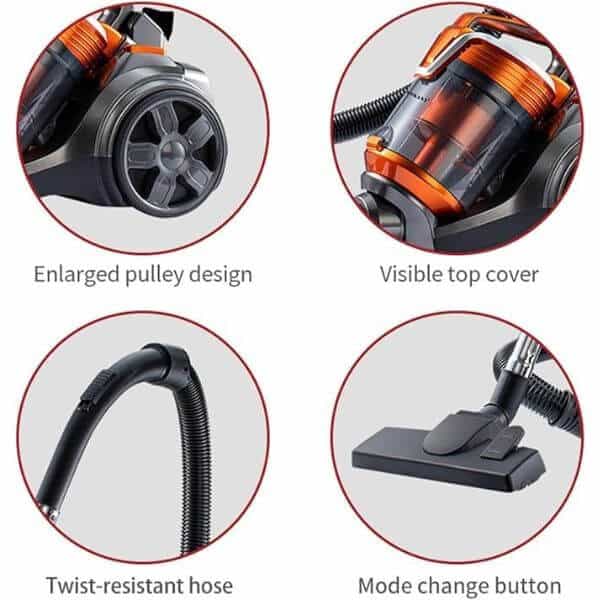 Perfect Dealz 3600W 3.5L Corded Canister Vacuum Cleaner