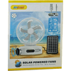 Perfect Dealz Solar-Powered Fan with Bluetooth Speaker & LED Light