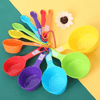 Perfect Dealz 12Pcs Plastic Colorful Measuring Cups and Spoons Set