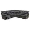 Modern Upholstered 3 Seater Couch with reclining seats in a stylish gray finish.