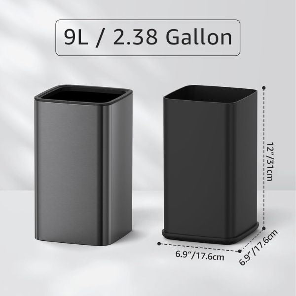 Stainless Steel Open Top Trash Can