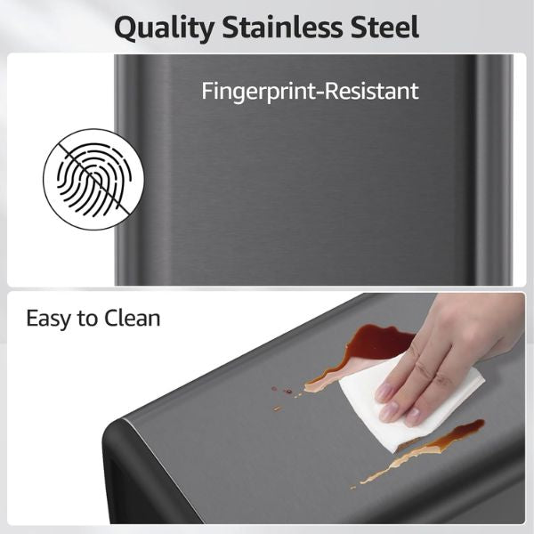 Stainless Steel Open Top Trash Can