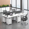 Ergonomic Mid-Back Mesh Office Chair at a modern office desk setup highlighting workspace design and organization.