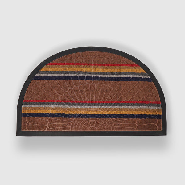 Half Moon Rainbow Multicolor Entrance Mat