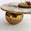 Luxury Marble and Gold Nesting Coffee Table Set