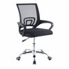Ergonomic Mid-Back Mesh Office Chair with a breathable design and chrome base, ideal for home or office use.