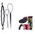 2 Type Hair Arrange hairstyling tools for creating neat hairstyles without clips or pins.