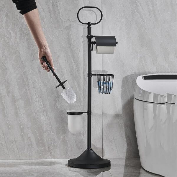 Perfect Dealz Floor Standing Toilet Brush and Holder Set