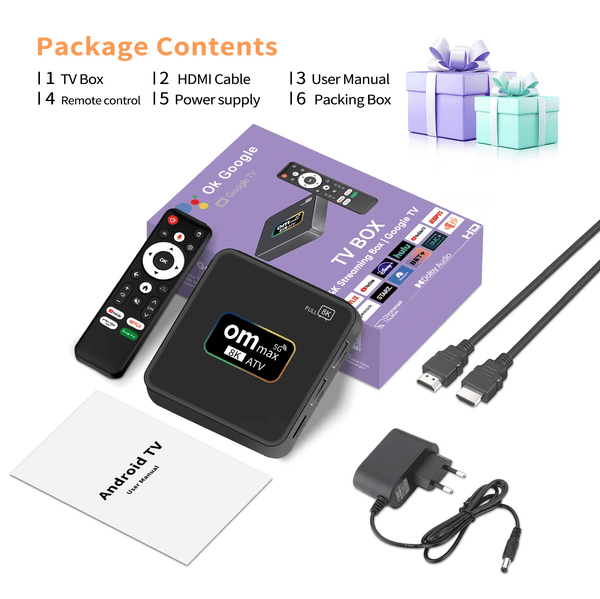 OM Max 4K Android TV Box image 5