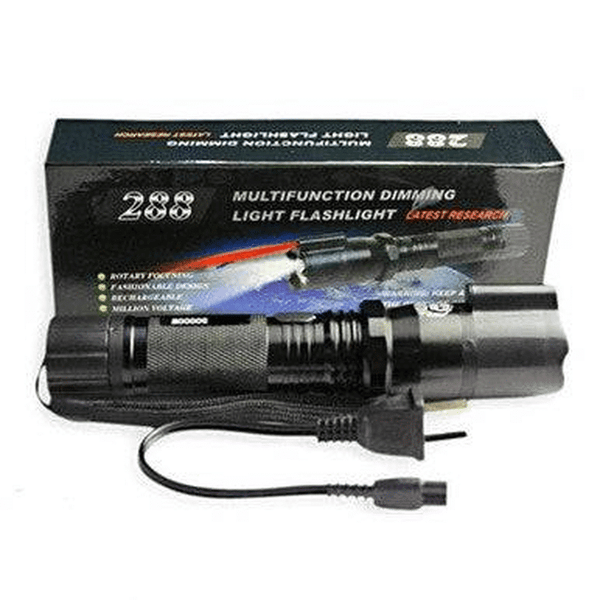 Perfect Dealz Million Volt Tactical Rechargeable Stun Gun Flashlight with Laser