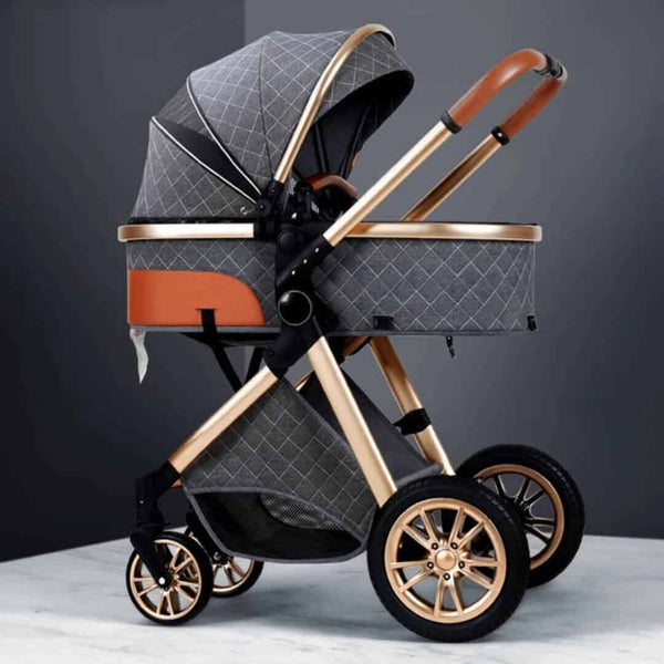 Adjustable High View Baby Stroller Carriage image 1