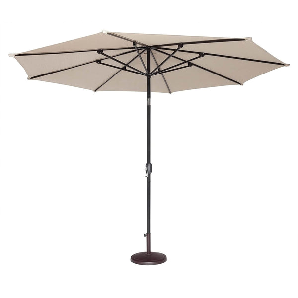 Outdoor Table Umbrella with Push Button Tilt and Crank image 2