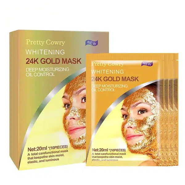 Whitening 24K Gold Mask Deep Moisturizing Oil Control image 1