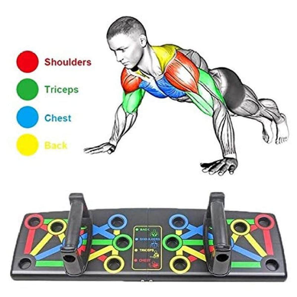 Foldable Push Up Exercise Board System image 0