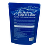 Lung Cleanse Respiratory Support Granules packaging designed for respiratory wellness and detoxification.
