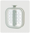 2-in-1 Ice Ball Maker Bottle with Lid design featuring multiple ice ball compartments.