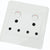 2 x 16A Switched Outlet with White Cover Plate – Double Power Socket for powering multiple devices.