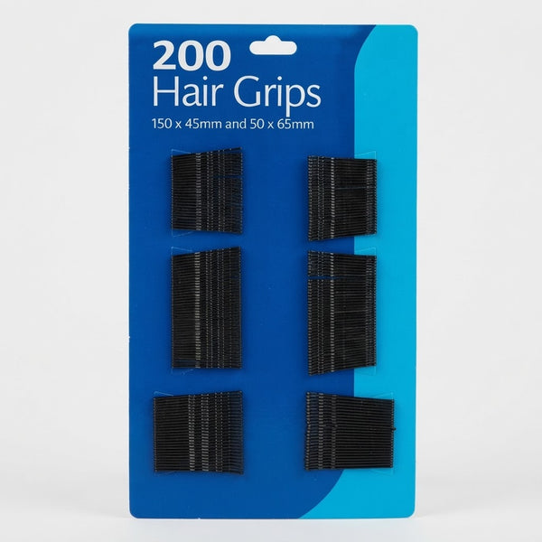 200pcs Wave Design Bobby Pin Set for Secure Hair Styling