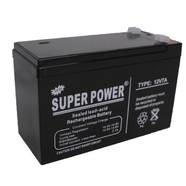 Perfect Dealz 12V 7A Super Power Sealed Rechargeable Battery