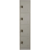 4-Compartment Steel Locker featuring four separate compartments for organized and secure storage.
