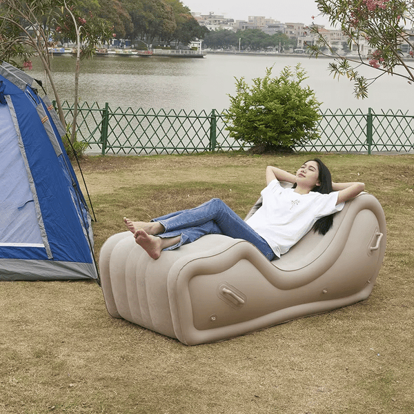 Inflatable Big PVC Air Sofa with Pump image 2