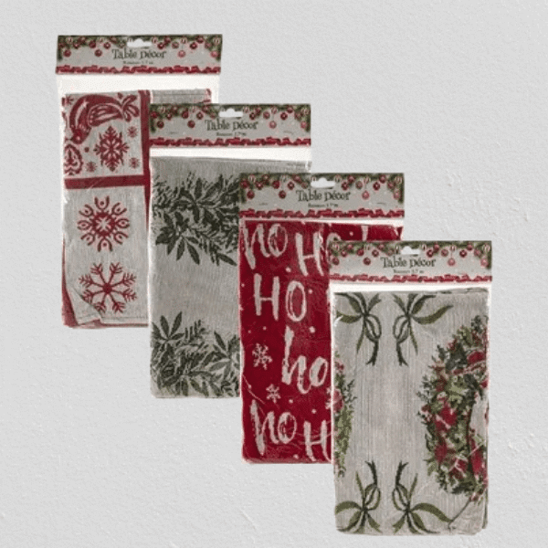 Festive Christmas Table Runner 170 cm – Holiday Dining Décor Accent displayed in assorted festive designs.