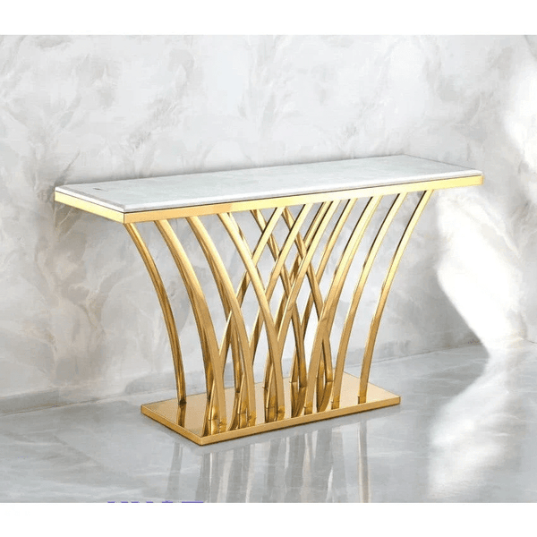 Perfect Dealz Golden Console Table