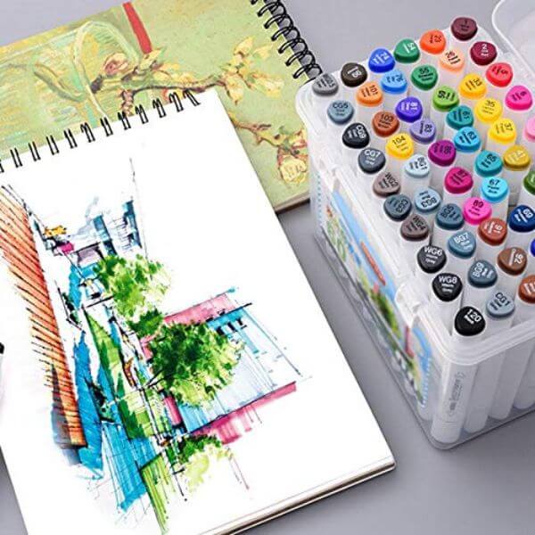 48PCS Waterproof Sketch Marker for Kids image 0