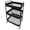 Perfect Dealz 3 Tier Metal Rolling Utility Organizer Rack