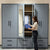 6-Door Wardrobe with Mirrored Doors and 6 Storage Drawers