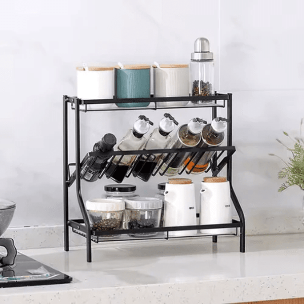 Perfect Dealz 3-Tier Countertop Slanted Spice Rack