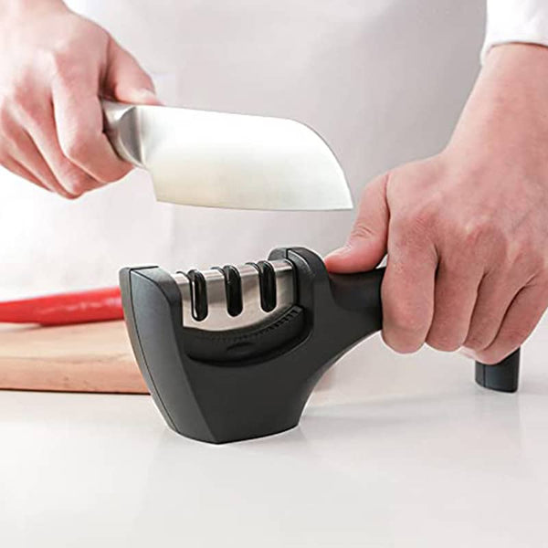 Perfect Dealz Knife Sharpener With 3 Stage Capability
