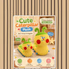 Cute Caterpillar Plush Throw Pillow display featuring soft, funny, and huggable plush designs in two sizes.