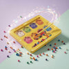 Magnetic Color and Number Maze Board with colorful magnetic pieces and maze design for children's learning activities.