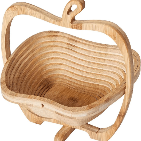 Perfect Dealz Bamboo Foldable Fruit Basket