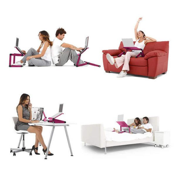 Aluminum Alloy Folding Laptop Computer Stand image 0