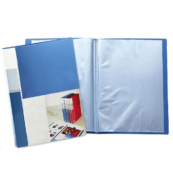 10 Pockets A4 Normal Color Document Folder Plastic Presentation Book image 1