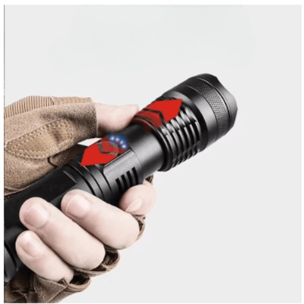 Perfect Dealz Rechargeable LED 5 Modes Waterproof Flashlight