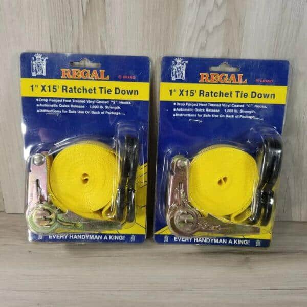 1 Inch x 15 Inch Ratchet Tie Down image 1