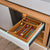 Perfect Dealz 4 Compartment Bamboo Drawer Organizer