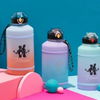 2L Large Capacity Fitness Water Bottle with Straw Lid