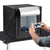 Person taking a photo of a model car inside a 60x60cm LED Deep Professional Photography Studio Light Box.
