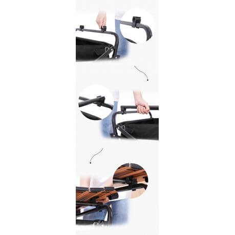 Perfect Dealz Outdoor Large Capacity Folding Wagon Truck Trolley with Tabletop