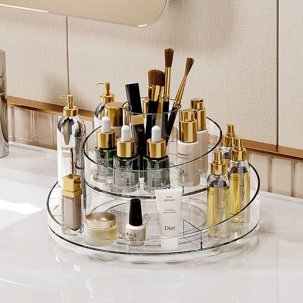 Perfect Dealz Rotating Vanity Storage Cosmetic Tray