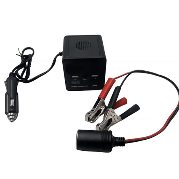 150W Car Power Inverter with Dual USB Output image 0