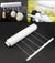 3.7m 5 Line Retractable Clothes Drying Line With Hanger Clips image 0