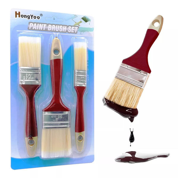 Perfect Dealz 3 Piece Paint Brush Set