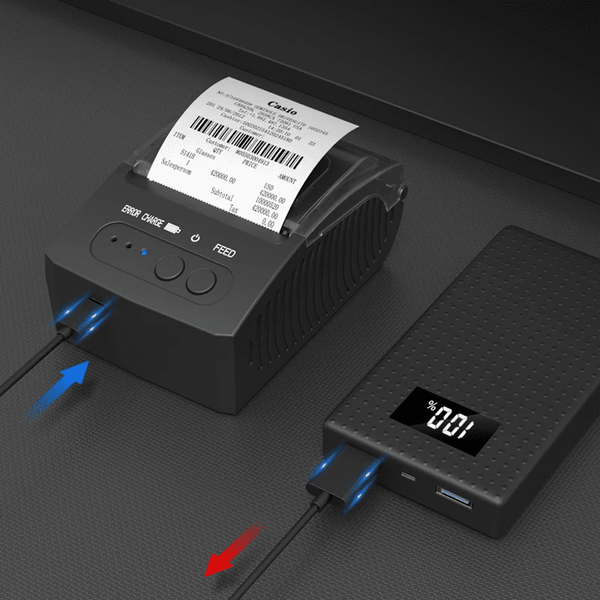 Perfect Dealz Portable USB Bluetooth Thermal Receipt Printer