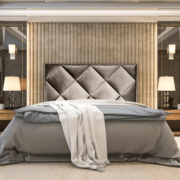 Perfect Dealz Hannah Diamond Tufted Velvet Headboard